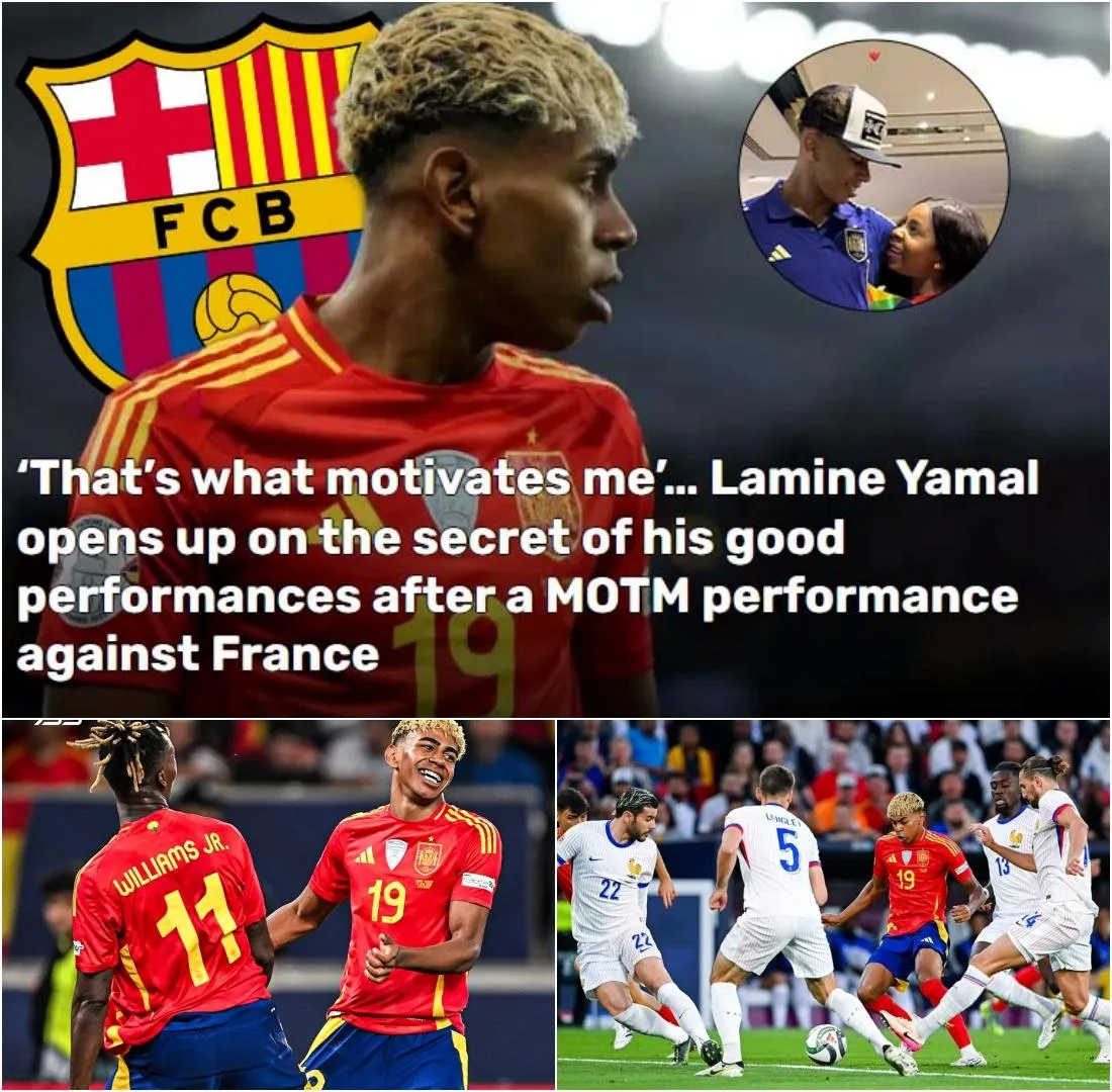 Cover Image for 🗣️ « C’est Ce Qui Me Motive… » – Lamine Yamal Révèle Le Secret De Sa Performance Exceptionnelle Après La Grande Bataille Avec Mbappé Qui A Rendu L’espagne Folle ! 🔥 D’un Garçon De 17 Ans À Un Cauchemar Pour L’équipe De France – Yamal A Révélé Le Secret Inédit Derrière La Performance Qui A Rendu L’europe Folle !