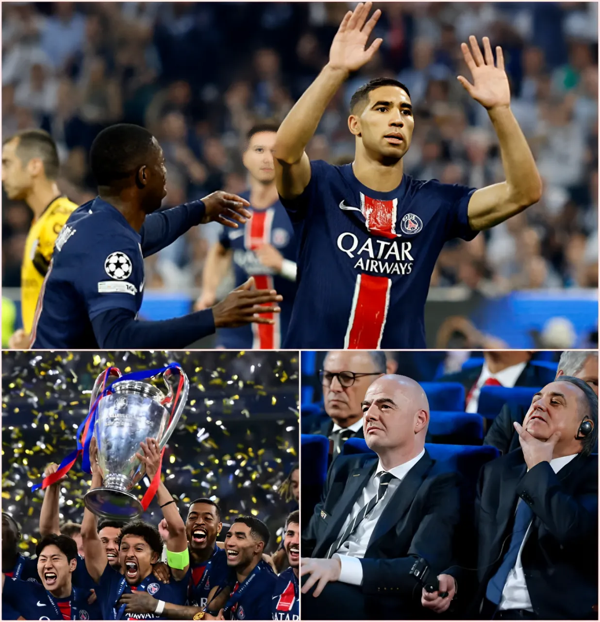 Cover Image for GESTE “SURPRENANT” DE LA FIFA : HAKIMI DEVIENT L’ÉPICENTRE DE LA TEMPÊTE APRÈS LA PUBLICATION DES RÉSULTATS DU CONTRÔLE ANTIDOPAGE 🌪️