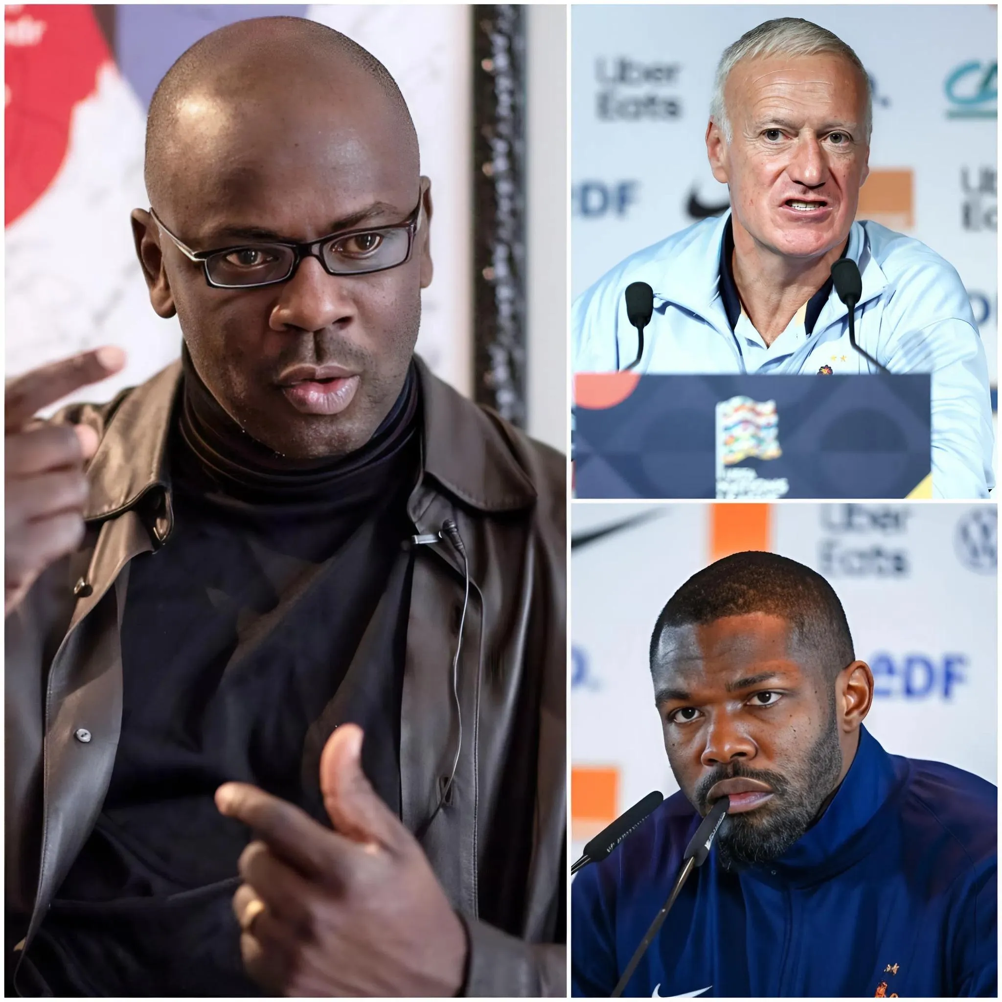 Cover Image for EXPLOSION MÉDIATIQUE : LILIAN THURAM ACCUSE DESCHAMPS DE FAVORITISME ENVERS MBAPPÉ, UNE INJUSTICE CRIANT POUR SON FILS MARCUS… Un penalty en apparence banal s’est transformé en étincelle d’une polémique enflammée. Pourquoi Deschamps a-t-il froidement écarté la demande de Marcus pour offrir l’opportunité à Mbappé ? La réaction immédiate du sélectionneur a laissé toute l’équipe et les supporters sous le choc !
