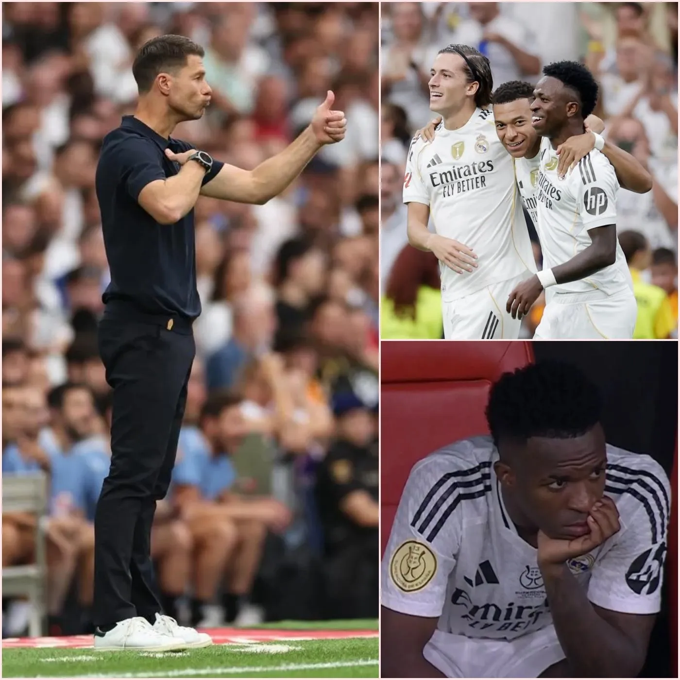 Cover Image for SURPRISE TOTALE APRÈS LE MATCH ! Alonso avoue son erreur en sortant Vinicius trop tôt — mais ce qui choque les fans, c’est sa réaction glaciale face à la colère explosive du Brésilien, un contraste que personne n’attendait